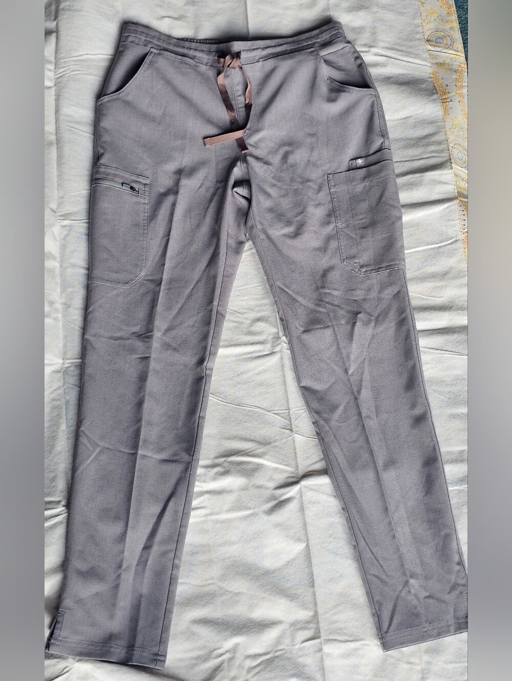 Figs Dark Space Grey Scrub Pants